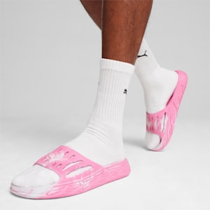 Cheap Jmksport Jordan Outlet Formstrip x LAMELO BALL LaFrancé MB.03 Basketball Slides, Pink Delight-Dewdrop, extralarge
